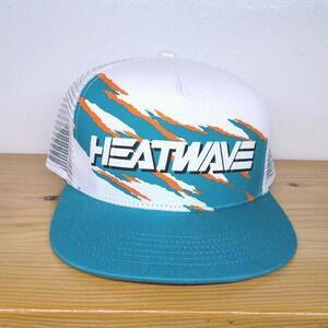 Heatwave SnapBack Truckers Hat Cap Colorsplash Mesh Back